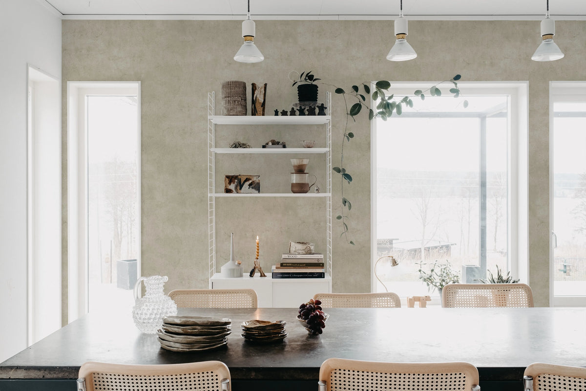 Solid, Sand Mural Wallpaper - room preview 02