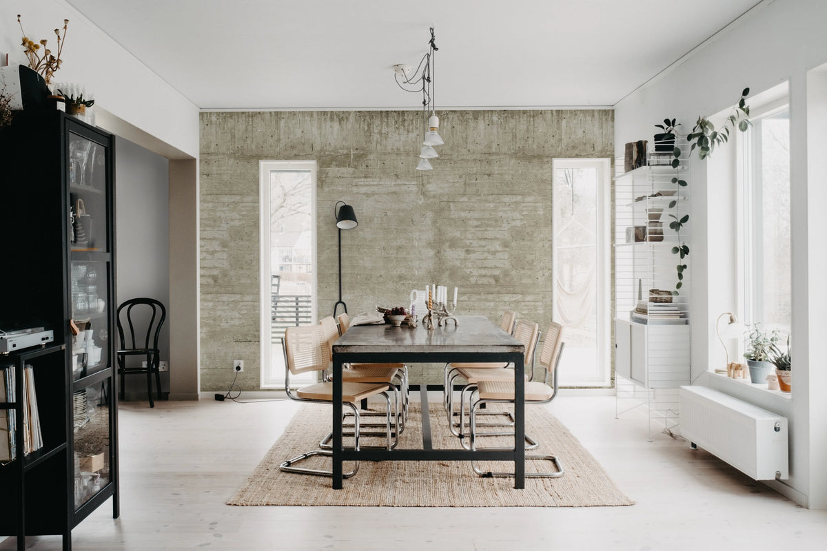 Wooden Concrete, Sand Mural Wallpaper - room preview 02