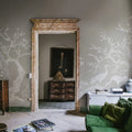 Chinoiserie Blossom, Natural Beige Mural Wallpaper - room preview 02