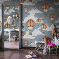 Dreamscape, Baby Blue Mural Wallpaper - room preview 02