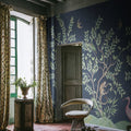 Monkeys Paradise, Dark Blue Mural Wallpaper - room preview 02