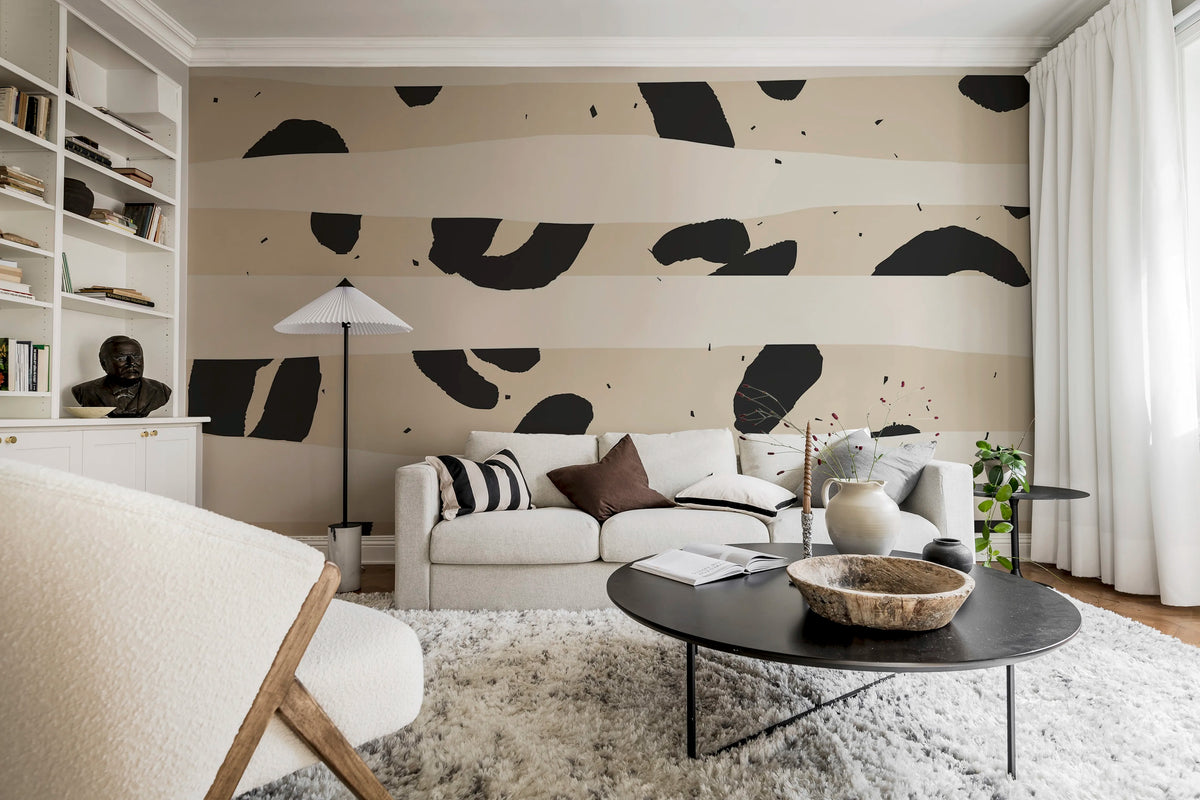 Crazy Stripes Mural Wallpaper - room preview 02