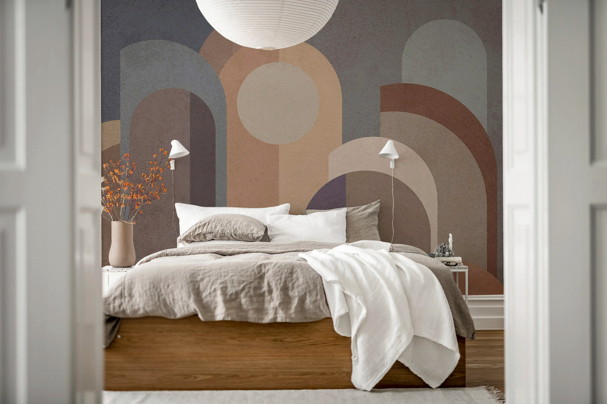 Deco Arches Mural Wallpaper - room preview 02