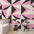 Geometrical Art Mural Wallpaper - room preview 02