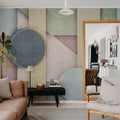 Arch Forms, Pastel Mural Wallpaper - room preview 02