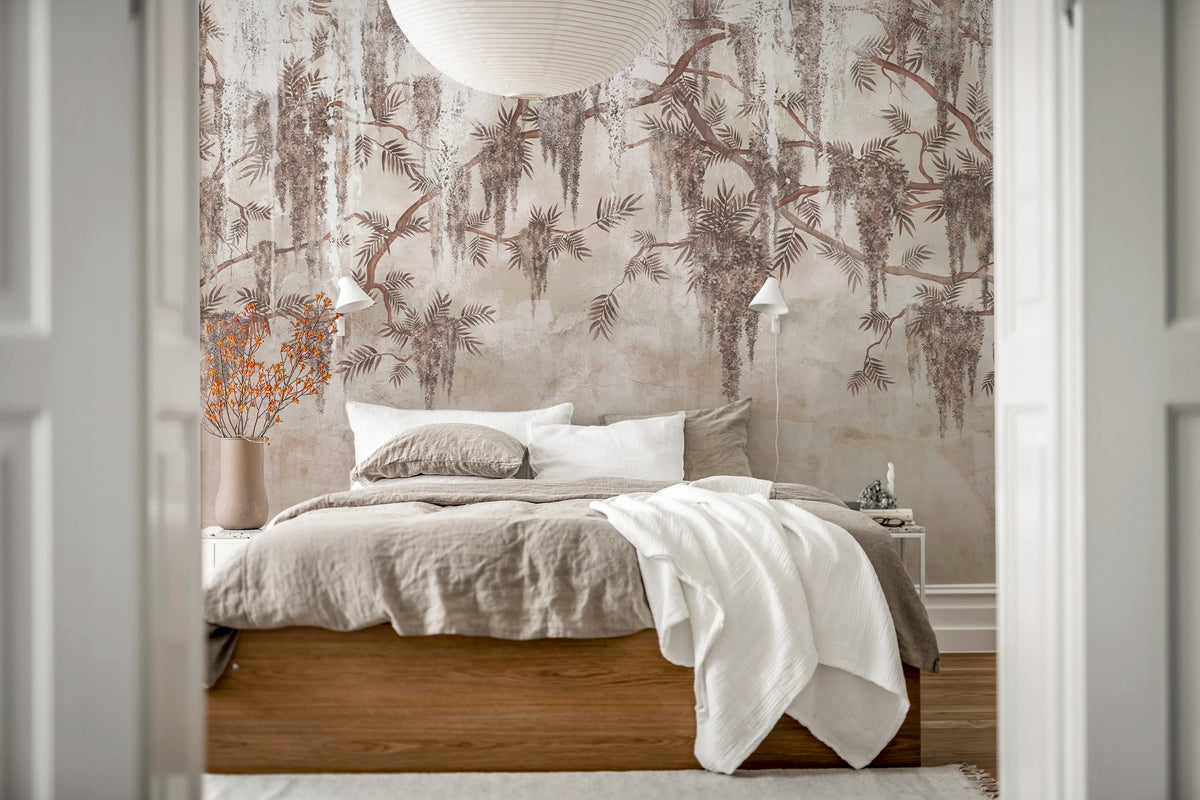 Wisteria Dream Mural Wallpaper - room preview 02