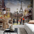 Painting Paris Mural Wallpaper - room preview 02