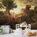 Dinosaur Park Mural Wallpaper - room preview 02