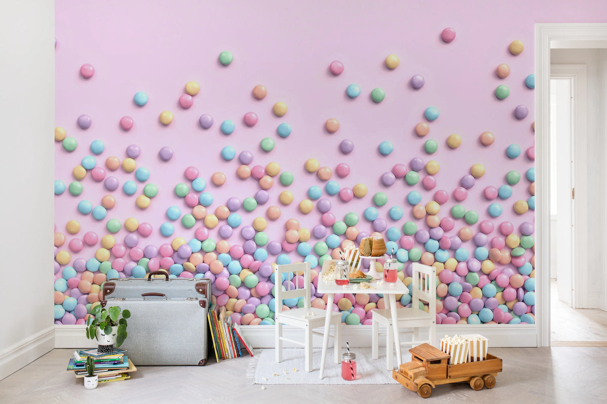 Candy Mural Wallpaper - room preview 02