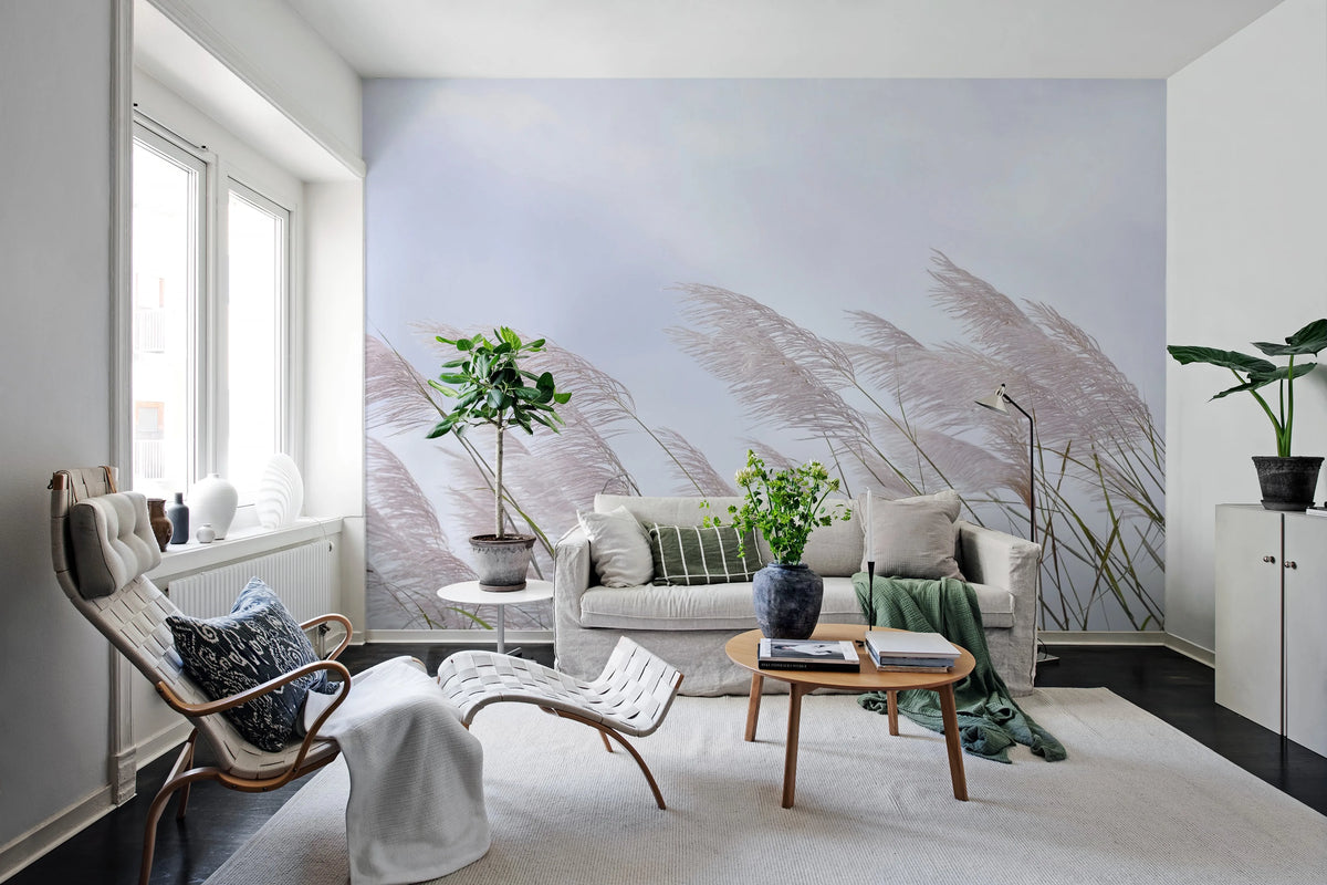 Windy Reed Mural Wallpaper - room preview 02