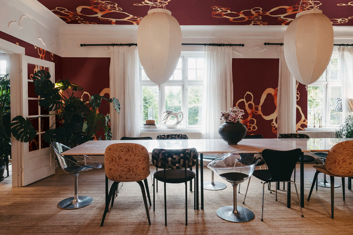 Lightning Clownfish, Velvet Mural Wallpaper - room preview 02
