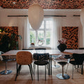 Discus, Red Mural Wallpaper - room preview 02