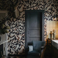 Discus, Dusty Pink Mural Wallpaper - room preview 02