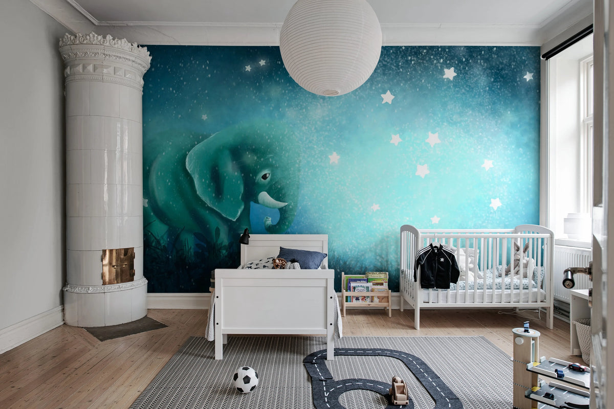 Elephant Dreams Mural Wallpaper - room preview 02