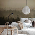 Soft Forest Mural Wallpaper - room preview 02
