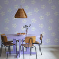 Cute Stars, Lilac Mural Wallpaper - room preview 02