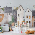 Cute Village, Pastel Mural Wallpaper - room preview 02