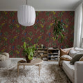 Parrots, Velvet Mural Wallpaper - room preview 02