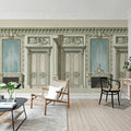 Historical Room, Beige Mural Wallpaper - room preview 02