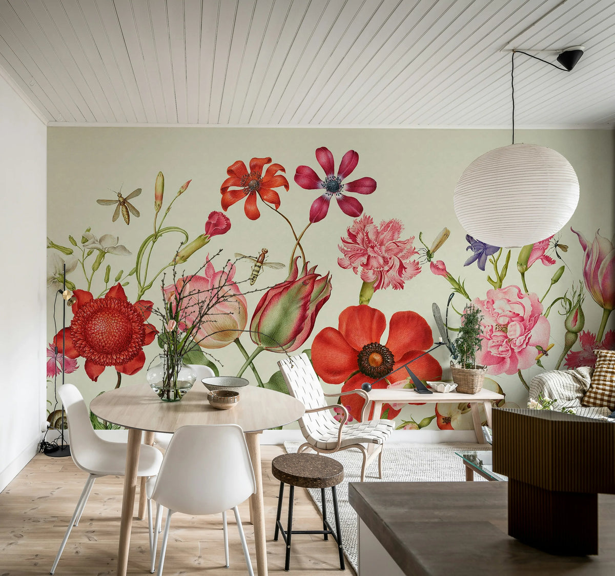 Wild Flowers, Summer Mural Wallpaper - room preview 02
