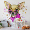 Chihuahua Mural Wallpaper - room preview 02
