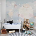 Counting Sheeps Mural Wallpaper - room preview 02