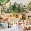 Forest Friends Mural Wallpaper - room preview 02