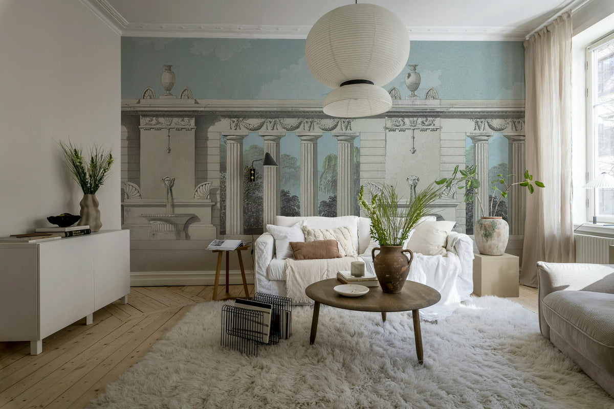 Garden Palace, Vintage Mural Wallpaper - room preview 02
