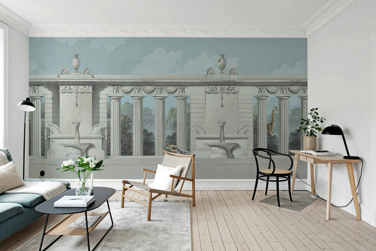 Garden Palace, Animal Mural Wallpaper - room preview 02