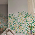 Blossom Tree, Yellow Mural Wallpaper - room preview 02