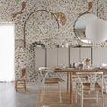Lullaby, Beige Mural Wallpaper - room preview 02
