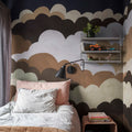 Fun Clouds, Night Mural Wallpaper - room preview 02