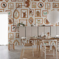 Pet Frames, Beige Mural Wallpaper - room preview 02