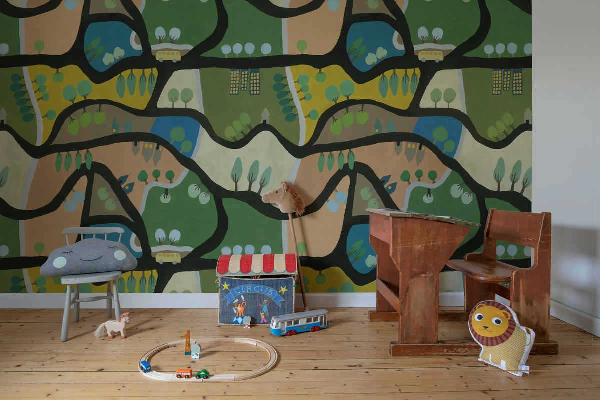 Road Trip, Multi Mural Wallpaper - room preview 02