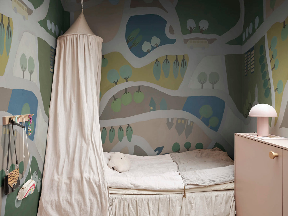 Road Trip, Pastel Mural Wallpaper - room preview 02