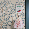 Blossom Tree, Blue Mural Wallpaper - room preview 02