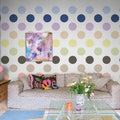 Big Dots, Pastel Mural Wallpaper - room preview 02