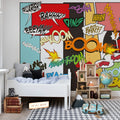 Comics, Rainbow Mural Wallpaper - room preview 02