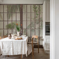 Window View, Beige Mural Wallpaper - room preview 02