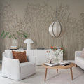 Daffodil, Beige Mural Wallpaper - room preview 02