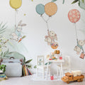 Balloon Adventure, Pastel Mural Wallpaper - room preview 02