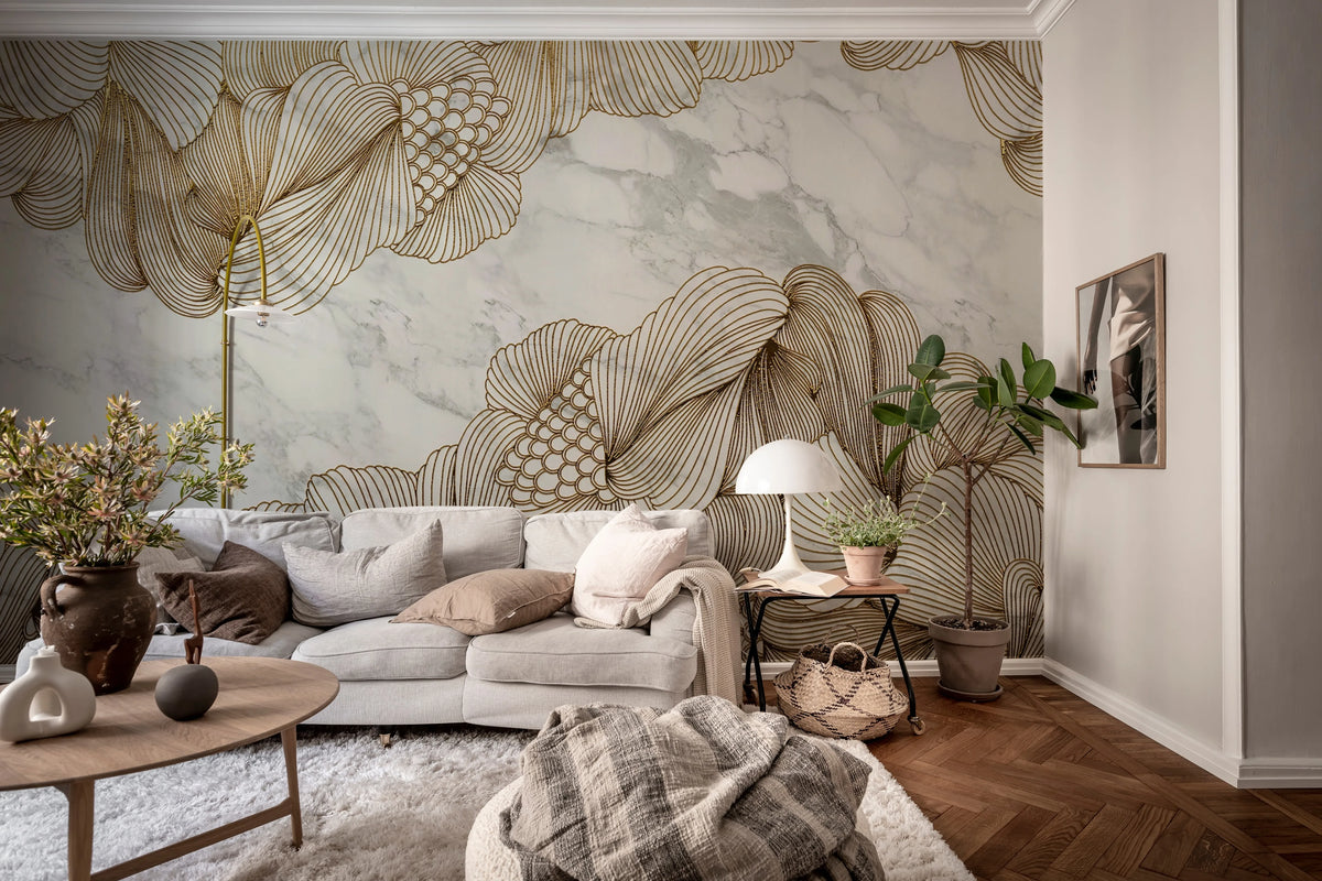 Opulence, 3D Mural Wallpaper - room preview 02