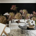 Vintage Peony, Pink Mural Wallpaper - room preview 02