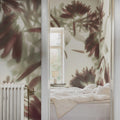 Blurry Honeysuckle, Green Mural Wallpaper - room preview 02