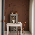 Abstract Wood, Rust Mural Wallpaper - room preview 02