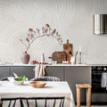 Stripes Repeatable, Clay Mural Wallpaper - room preview 02