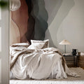 Vertical Gradient, Neutral Mural Wallpaper - room preview 02