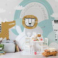 Jolly Jungle, Soft Mural Wallpaper - room preview 02