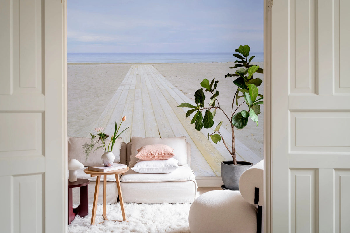 To the Sea, Sand Mural Wallpaper - room preview 02