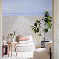 To the Sea, Sand Mural Wallpaper - room preview 02